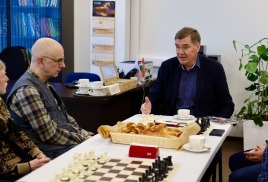 Сенатор Александр Савин встретился с калужскими шахматистами и поддержал инициативу создания постоянной площадки для игры